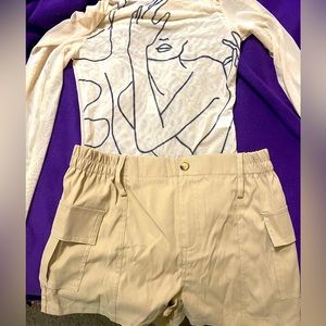 2 in 1 outfit for 30 dollars or sold separately 15 dollars each.